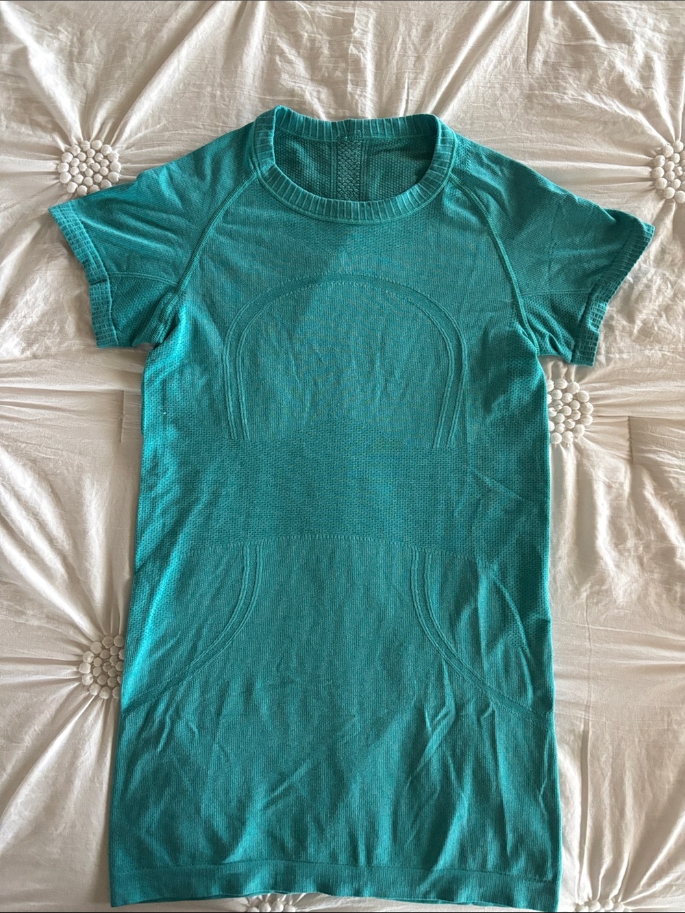 lululemon athletica Teal Short-Sleeve Knit Swiftly Tech Tee